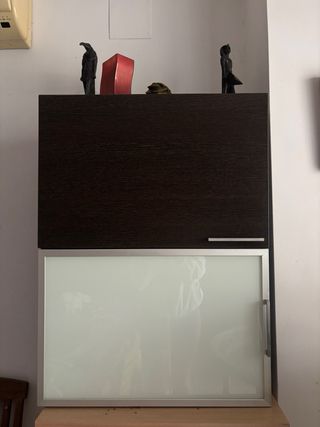 Mueble de salón oscuro