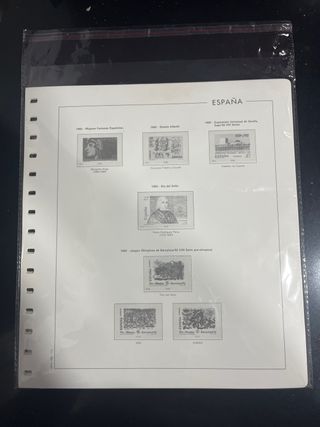 1992 Hojas Sellos España Anfil