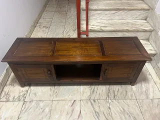 Mueble TV madera colonial 140cm Portobello