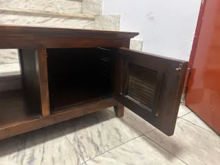 Mueble TV madera colonial 140cm Portobello