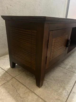 Mueble TV madera colonial 140cm Portobello