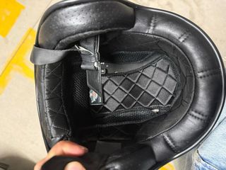 Capacete Harley Davidson Preto e Cinza Tamanho S