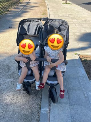 Carrito Gemelar Hauck Casi Nuevo