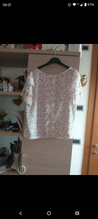 Blusa donna fantasia floreale