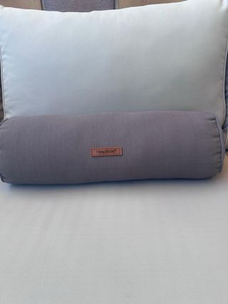 Conjunto de terraza mimbre y madera