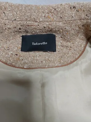 Abrigo Tweed Tintoretto Talla 44
