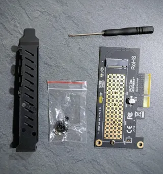 Adaptador JEYI M.2 NVMe a PCIe 4.0/3.0
