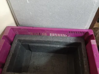 Caja nevera morada