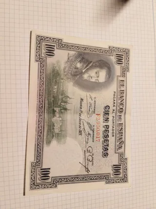 Billetes 100 Pesetas Banco de España 1925