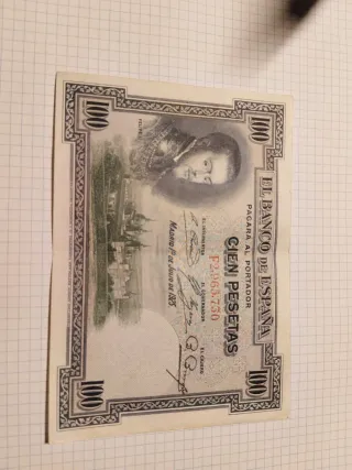 Billetes 100 Pesetas Banco de España 1925