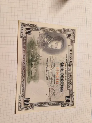 Billetes 100 Pesetas Banco de España 1925