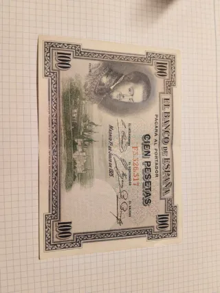Billetes 100 Pesetas Banco de España 1925