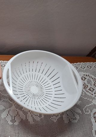 Set Utensili da Cucina e 2 Scolapasta azzurra