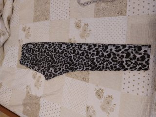 Leggings stampa animalier leopardato