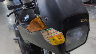 BMW K75-S Negra