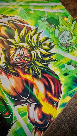 Poster PVC Dragon Ball Z Broly 40x70 cm