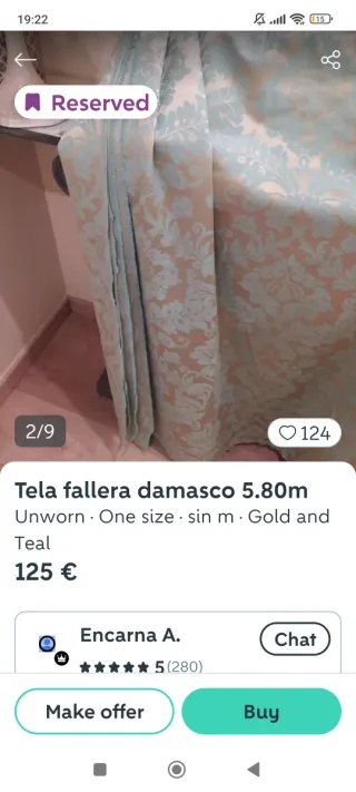 Telas para fallera o huertana