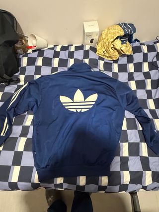 Chaqueta Adidas Vintage 90s Azul Original.