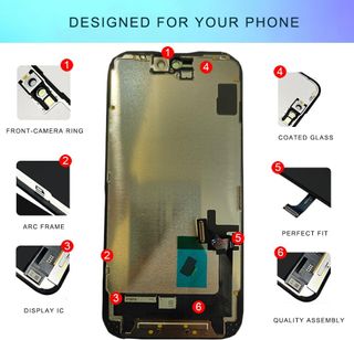 FTDLCD pantalla iPhone15 6,1'' FHD táctil kit