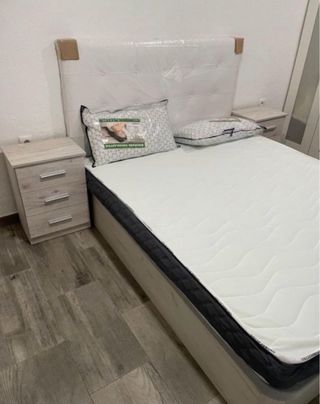 Cama canapé + colchon de 120x190 en oferta