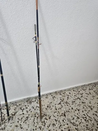 Cañas de pescar lote entero ,hay una de 4metros