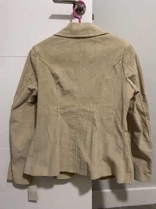 Chaqueta pana TL beige Talla S