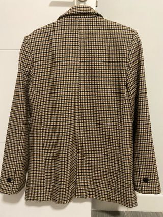 Chaqueta cuadros Stradivarius