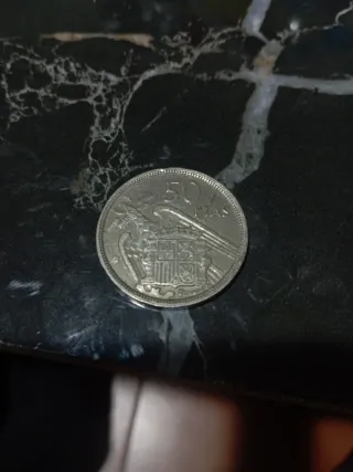 Moneda 50 Pesetas 1957 Franco