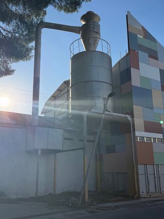 Silo Ciclón aspirador serrín carpintería