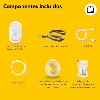 Medela Freestyle Mini Manos Libres Eléctrico