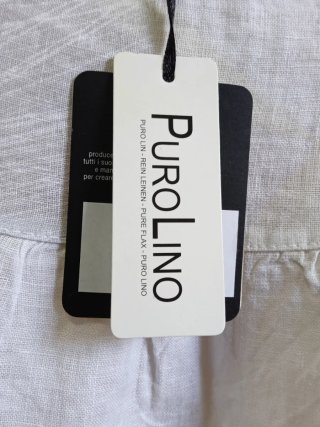 Blusa donna in lino fantasia