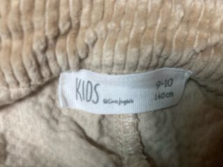 Pantalón pana niña 9-10 años