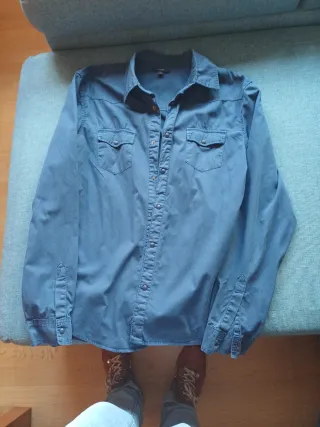 Camisa vaquera hombre talla M