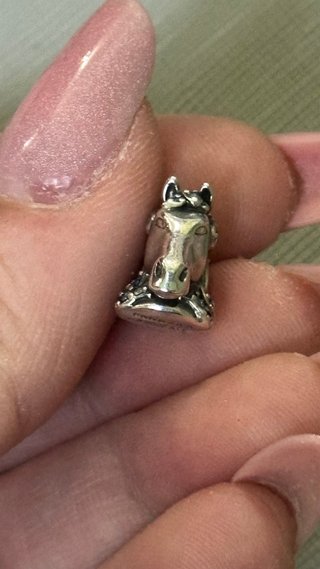 Charm Pandora Cavallo di Elsa Argento Zirconi