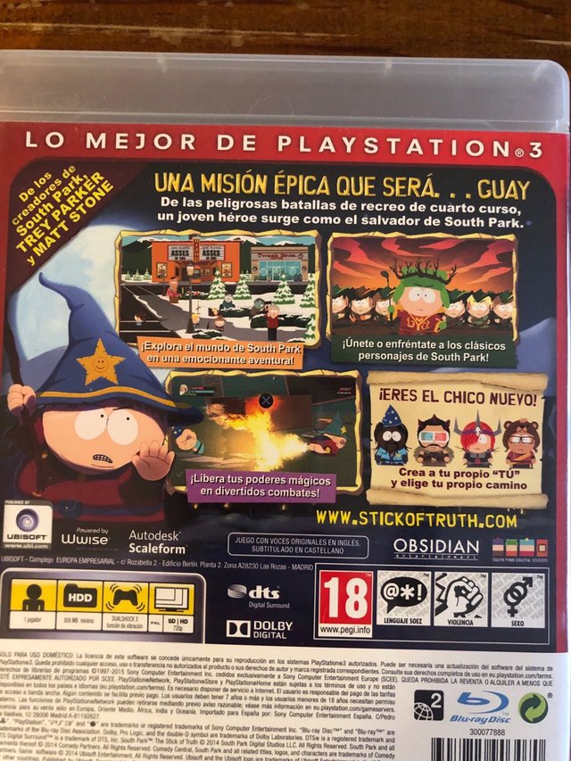South Park La Vara de la Verdad PS3