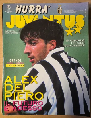 Hurrà Juventus 1995-96 12 riviste Poster Champions