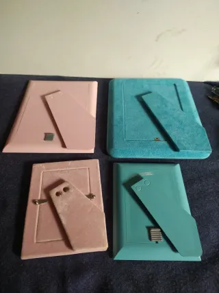 Cornici in argento laminato 4 pezzi una in argento
