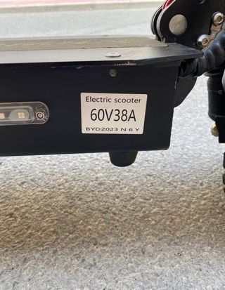 Patinete Eléctrico HWWH Plegable Negro