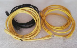 Lote 4 cables de red Cat 6 y Cat 5e