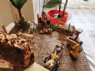 Presepe completo cm 93 x 42