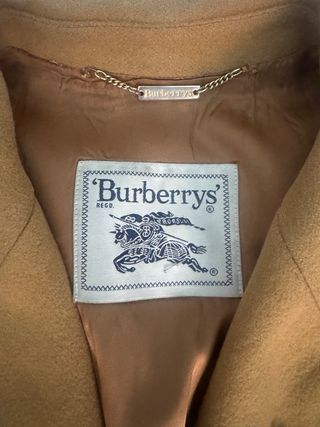 Abrigo Burberrys Camel Mujer