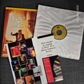 Nick of Time LaserDisc + AC-3 leaflet