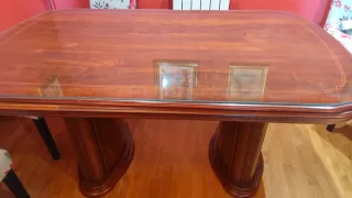 Librería y mesa Comedor Salón Madera