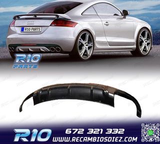 DIFUSOR AUDI TT 8J 06-14 LOOK ABT NO S LINE