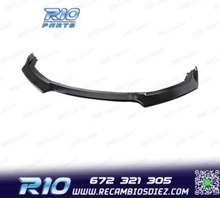 SPOILER LIP DELANTERO HONDA CIVIC 19-21 LOOK TYPE R NEGRO BR