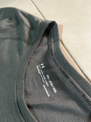 Camiseta Under Armour manga larga RUN verde