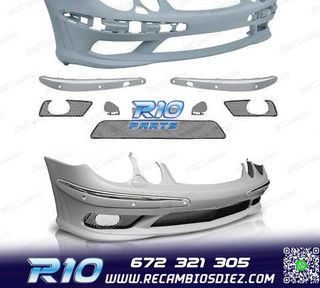 PARAGOLPES DELANTERO MERCEDES W211 02-06 PDC LOOK AMG