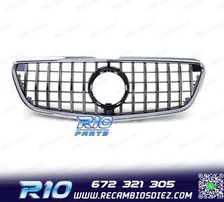 PARRILLA MERCEDES CLASE V W447 14-19 LOOK AMG NEGRO CROMO
