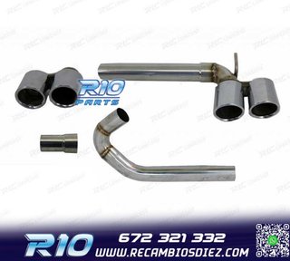 KIT ESCAPE BMW F30 F31 LOOK M3 COLAS DOBLES AMBOS LADOS