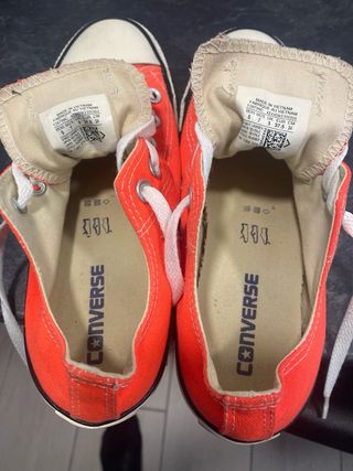 Converse Naranja Talla 38